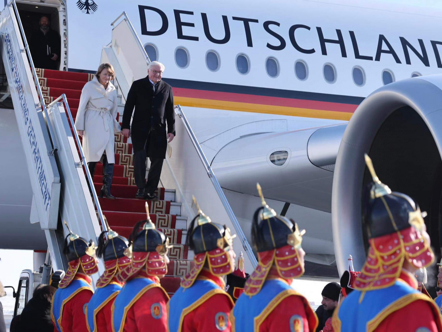 ФОТО: Холбооны Бүгд Найрамдах Герман Улсын Ерөнхийлөгч төрийн айлчлал хийхээр хүрэлцэн ирэв